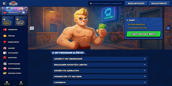 BigClash Casino VIP program na mobile